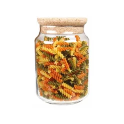 Bocal en verre - couvercle liège - 1l