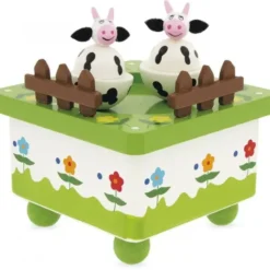 Boite à musique vaches