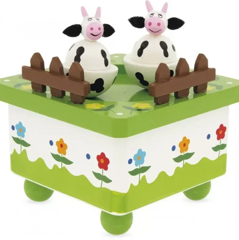 Boite à musique vaches