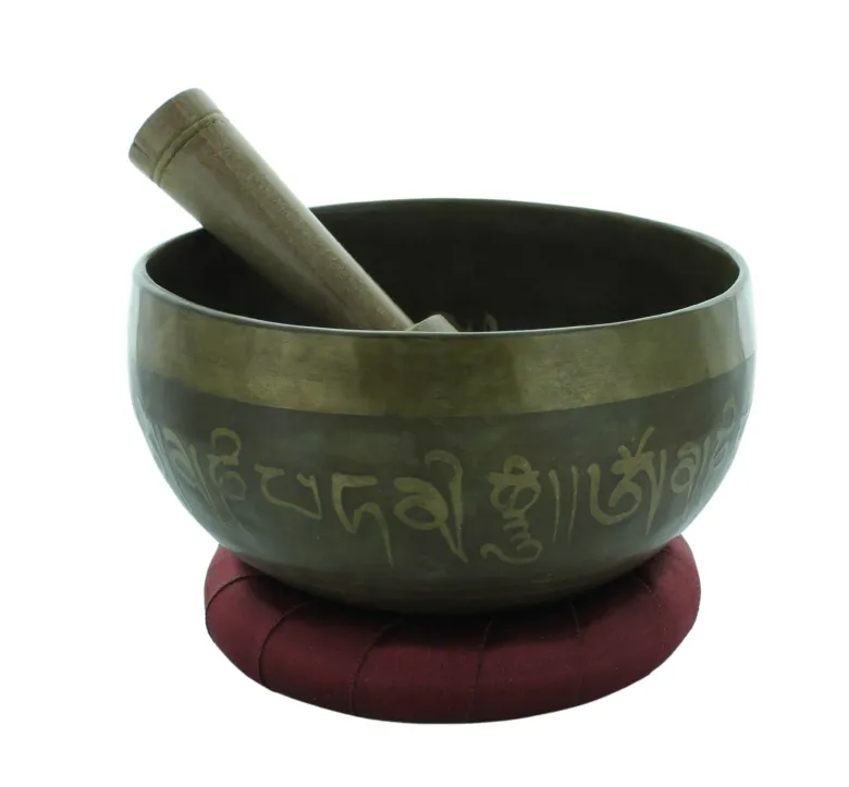 Bol chantant traditionnel bouddha 14 cm