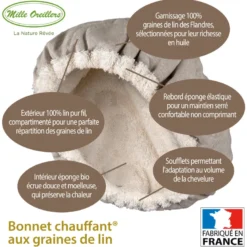 Bonnet chauffant soin des cheveux