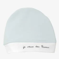 Bonnet de naissance #b0cce6 0 mois