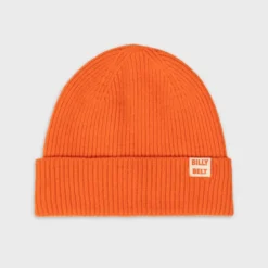 Bonnet en laine orange