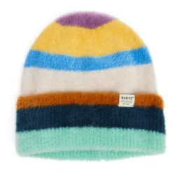Bonnet rayé multicolore