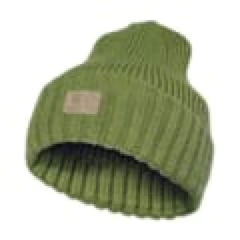 Bonnet tricoté côtelé ivanhoe en laine