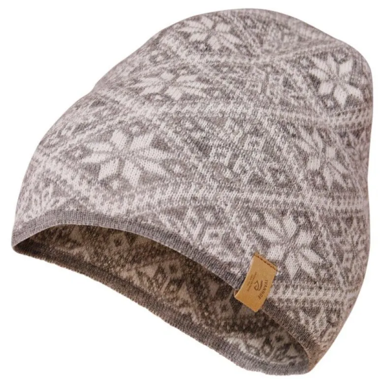 Bonnet tricoté en laine ivanhoe freya