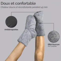 Boots, chaussons chauffants Anthracite