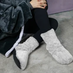 Boots, chaussons chauffants Gris