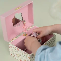Boîte à bijoux musicale rosa