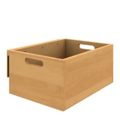 Boîte de rangement lit destyle naturel