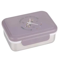Boîte à goûter en inox libellule