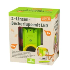 Boîte loupe avec 2 lentilles et lumières