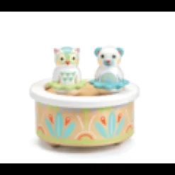 Boîte à musique babymusic baby blanc
