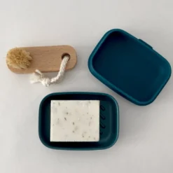 Boîte à savon de voyage rectangulaire - blue abyss