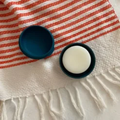 Boîte à savon de voyage ronde - blue abyss