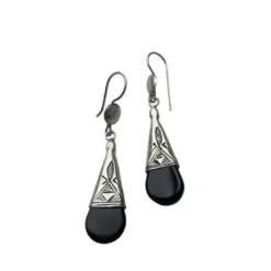 Boucles d'oreille argent ethnique