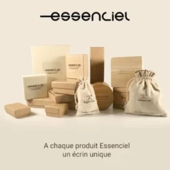 Boucles d'oreille en bois acajou