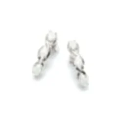 Boucles d'oreilles ambre argent
