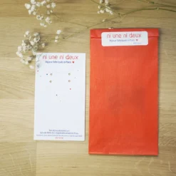 Boucles d'oreilles en cuir petale kaki
