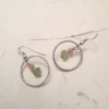 Boucles d'oreilles ethniques péridot
