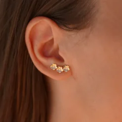 Boucles d'oreilles fleurs