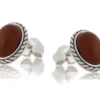 Boucles d'oreilles jaspe argent