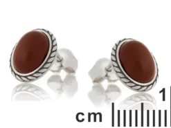Boucles d'oreilles jaspe argent