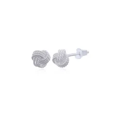 Boucles d'oreilles noeud rond