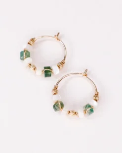 Boucles d'oreilles - olympe - or