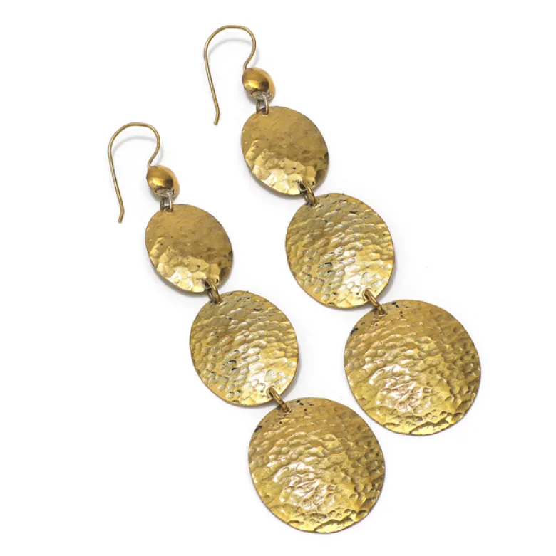 Boucles d'oreilles pendantes cercles