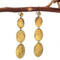 Boucles d'oreilles pendantes cercles