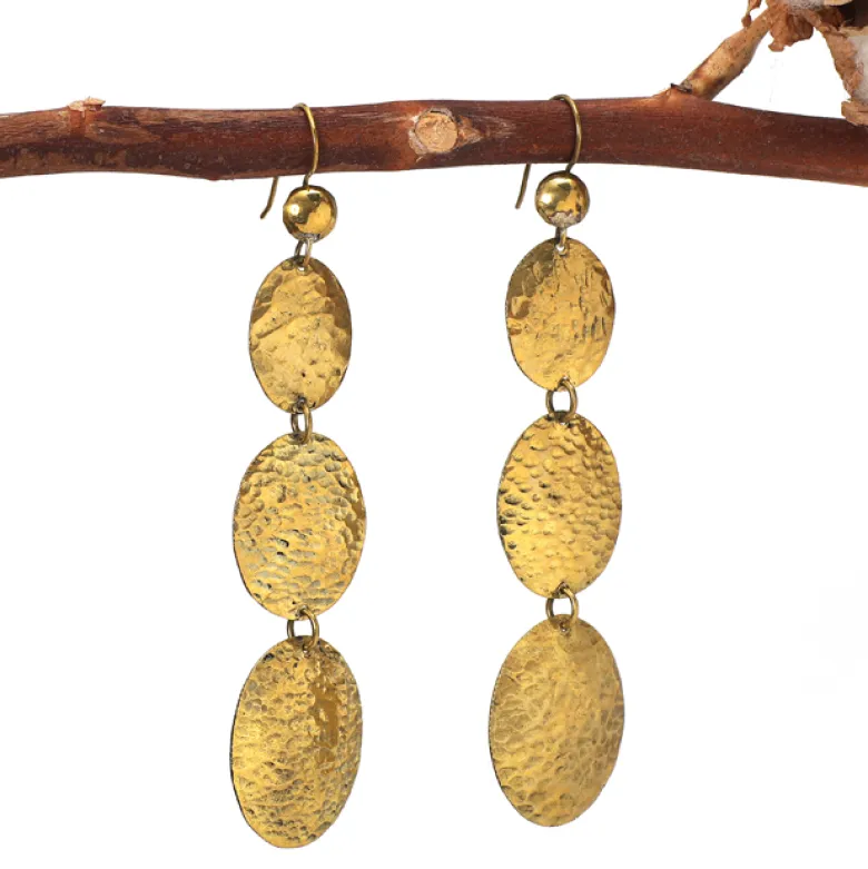 Boucles d'oreilles pendantes cercles