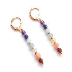 Boucles d'oreilles points 7 ckakras