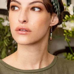 Boucles d'oreilles points 7 ckakras