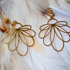 Boucles d'oreilles saundarya - légèreté et élégance