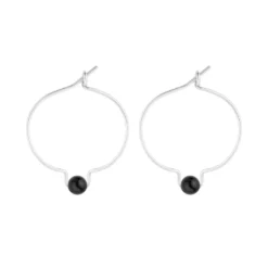 Boucles d'oreilles tourmaline & argent
