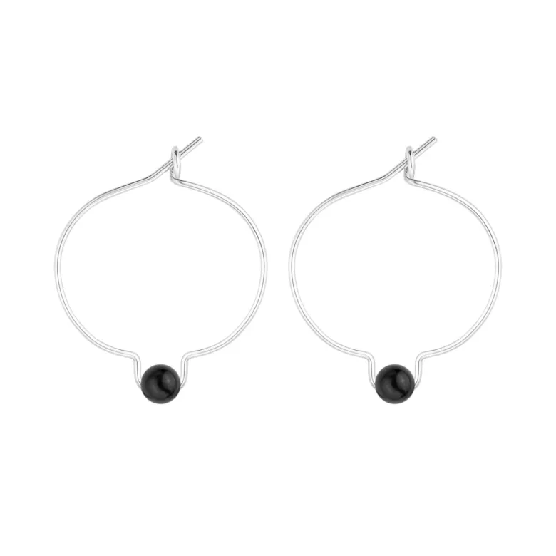 Boucles d'oreilles tourmaline & argent