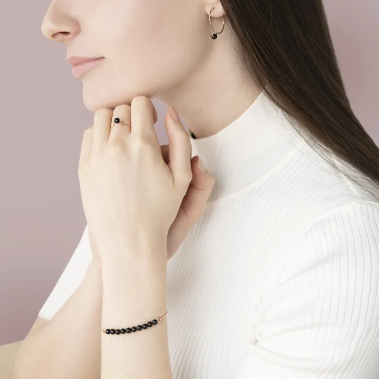 Boucles d'oreilles tourmaline & argent