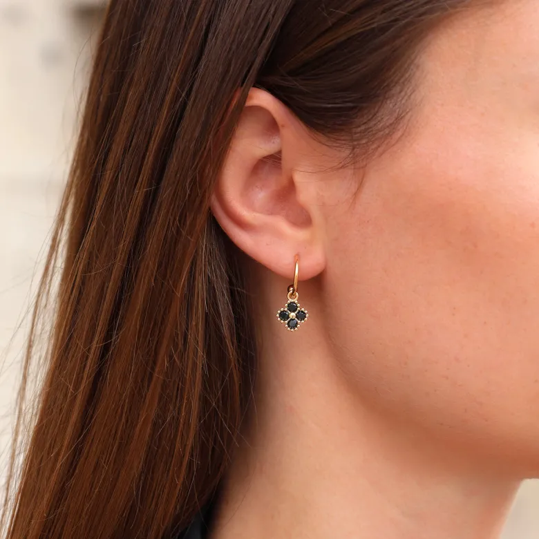 Boucles d'oreilles trèfle