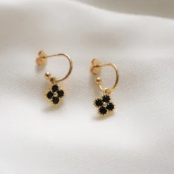 Boucles d'oreilles trèfle