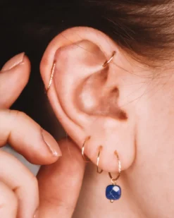 Boucles helix - argent