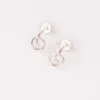 Boucles puces - dryade - argent