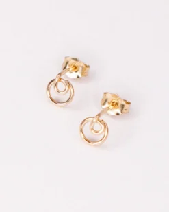 Boucles puces - dryade - or