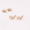 Boucles puces - olive - or