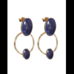 Boucles sila lapis lazuli