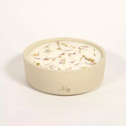 Bougie grès 300g frangipanier et jasmin
