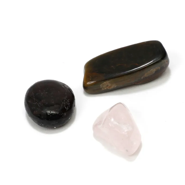 Bougie parfumée Amour pierres naturelles