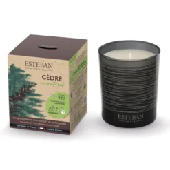Bougie parfumée Cèdre naturel Esteban