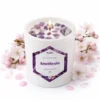 Bougie pierres améthyste - parfum fleur de cerisier