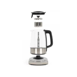 Bouilloire sans fil 1.7l 2000w verre&nbsp;gris livoo dod209